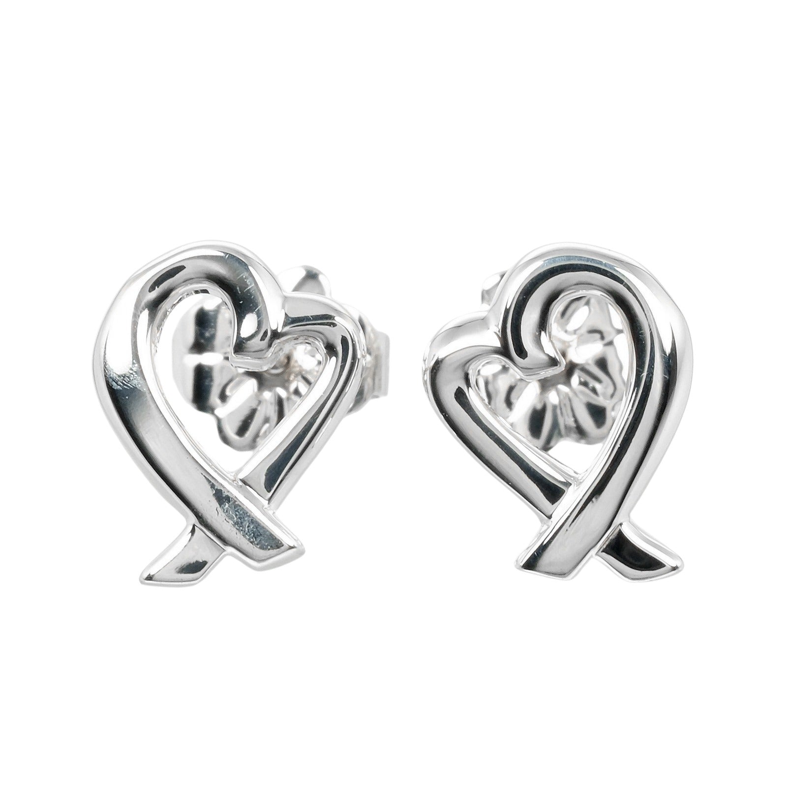 Tiffany & Co Loving Heart Silver Earrings