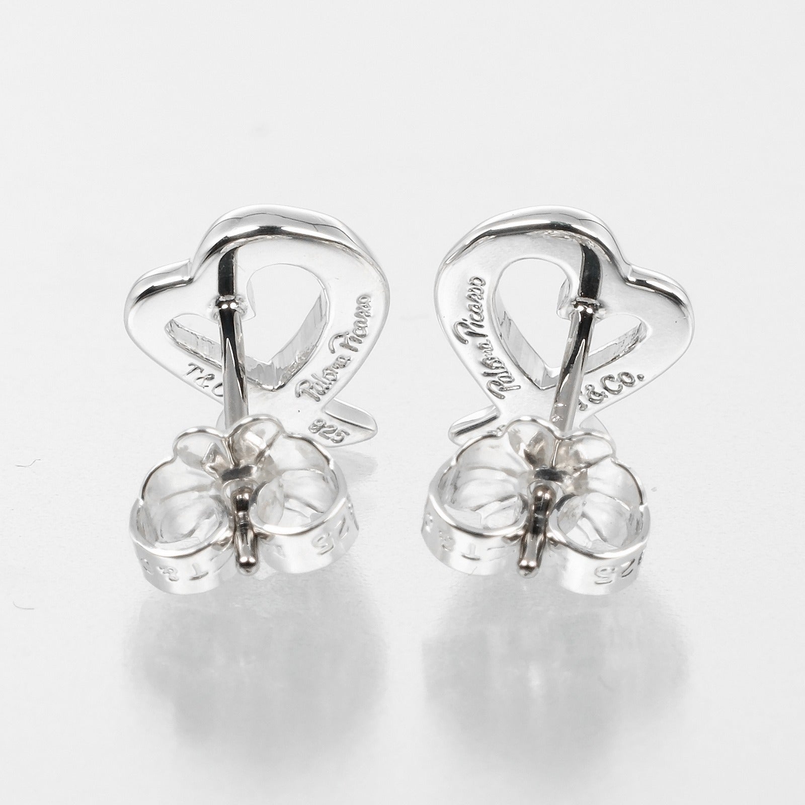 Tiffany & Co Loving Heart Silver Earrings