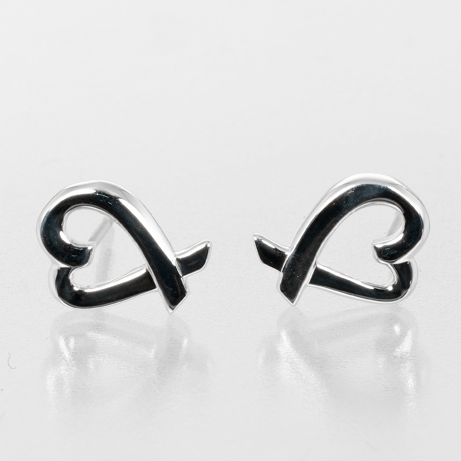 Tiffany & Co Loving Heart Silver Earrings