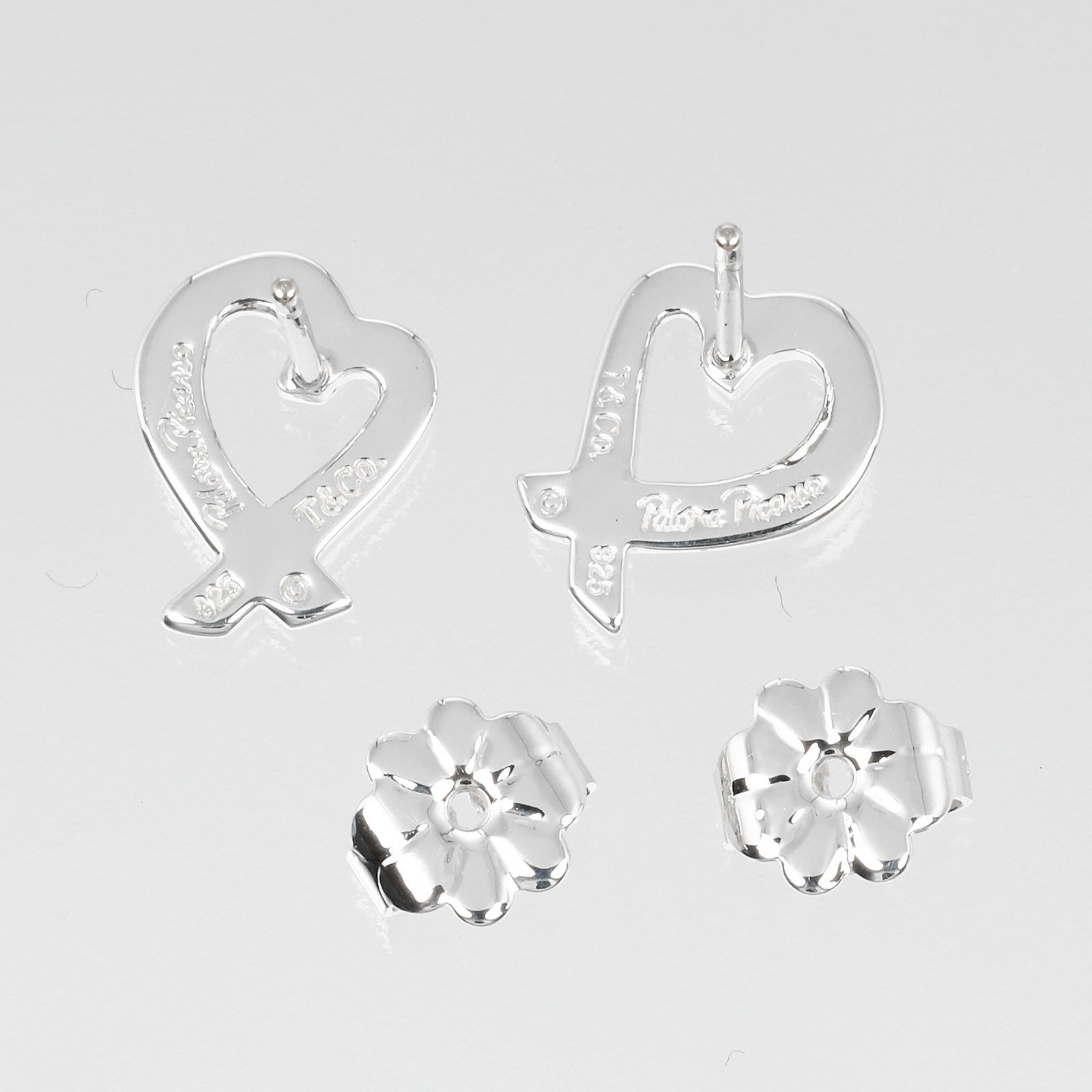 Tiffany & Co Loving Heart Silver Earrings