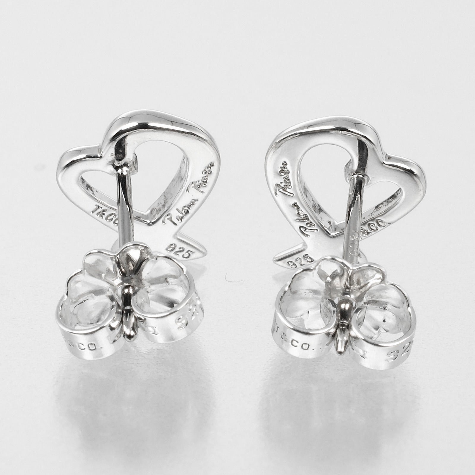 Tiffany & Co Loving Heart Silver Earrings