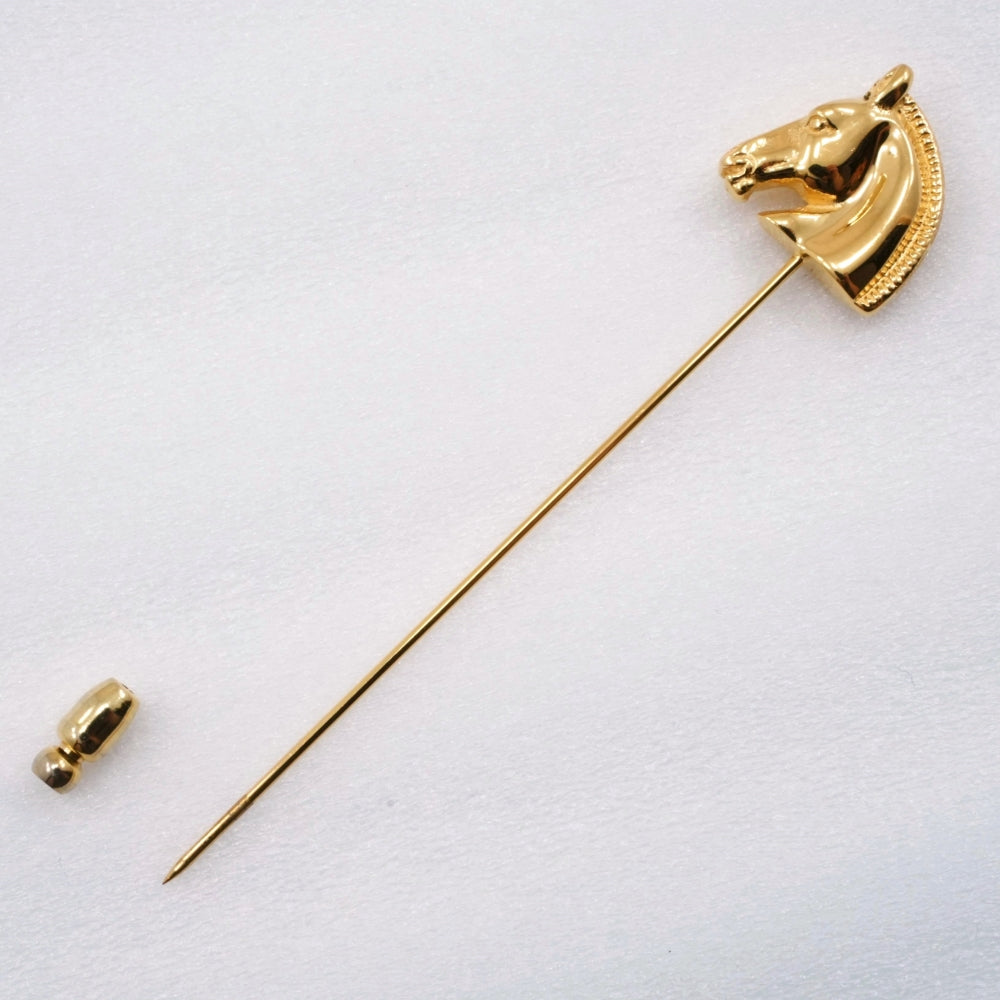 Hermes Gold Plated Brooch