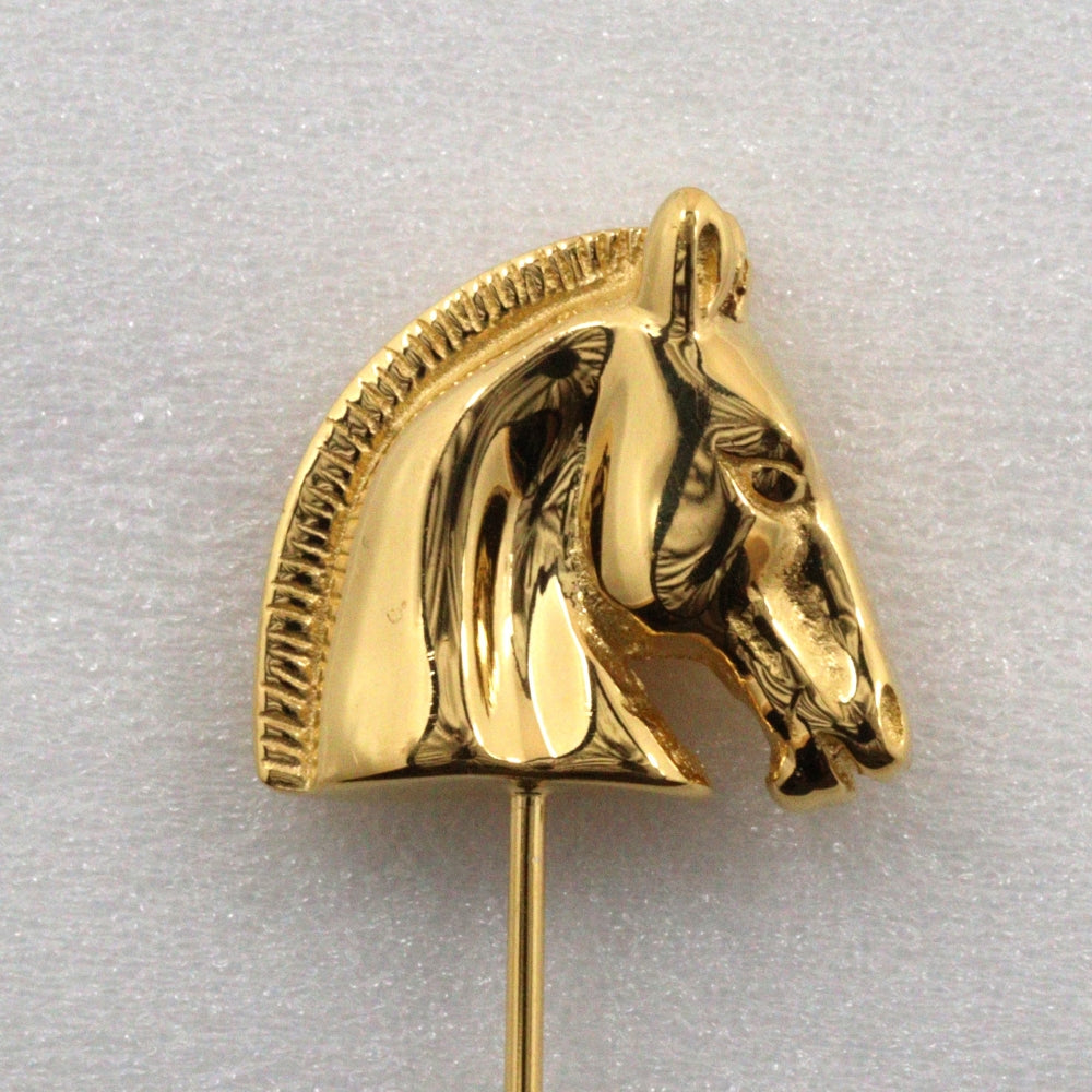 Hermes Gold Plated Brooch