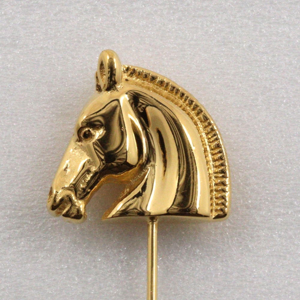 Hermes Gold Plated Brooch