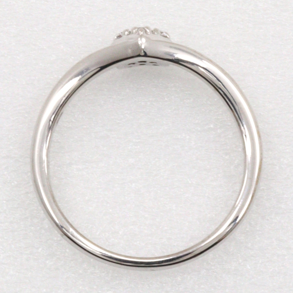 K18 White Gold Diamond Ring 7