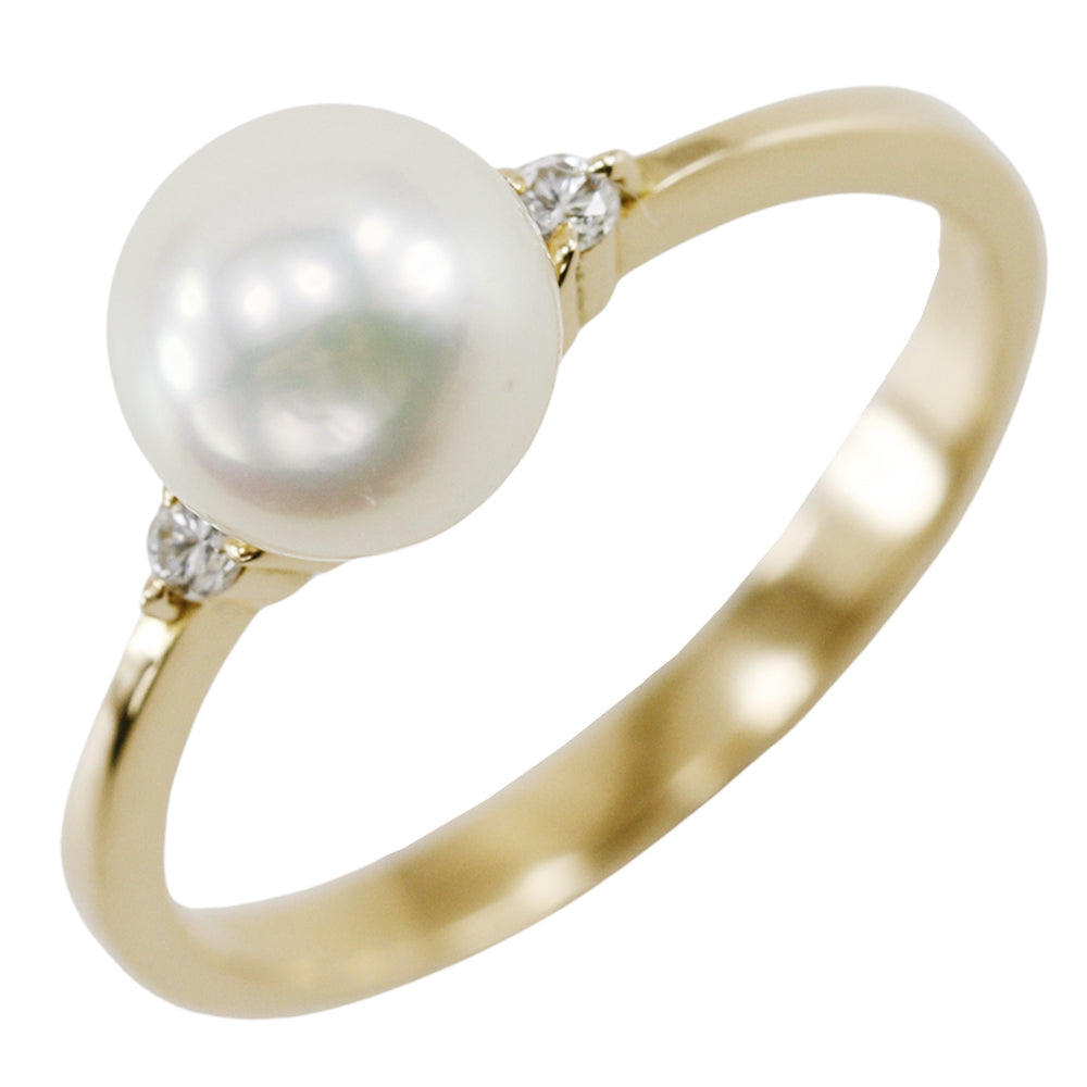 Tasaki Pearl Ring K18 Yellow Gold