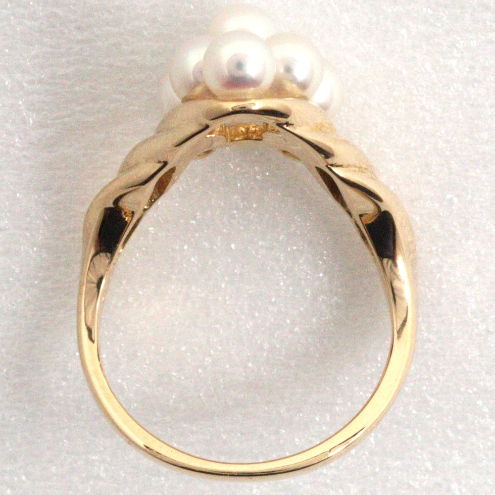 Tasaki K18 Yellow Gold Pearl Ring