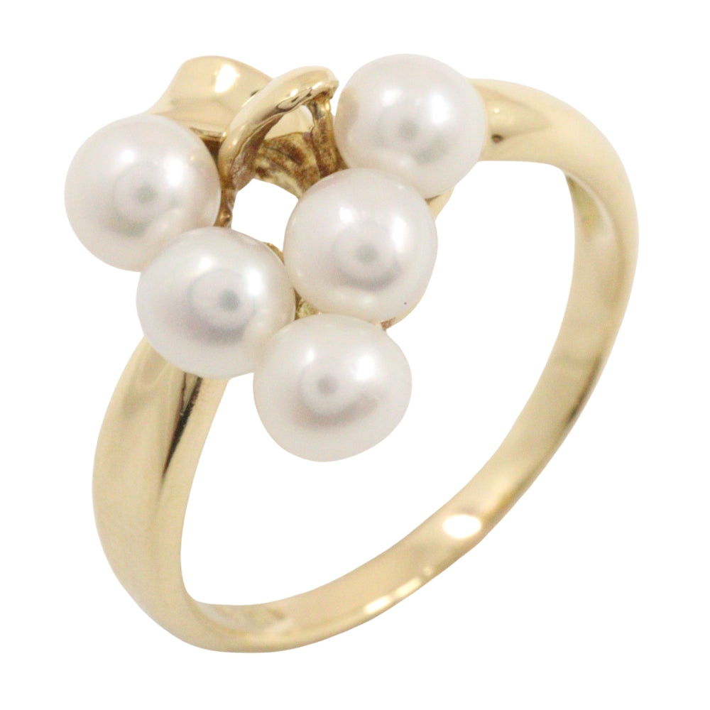 Tasaki K18 Gold Pearl Ring