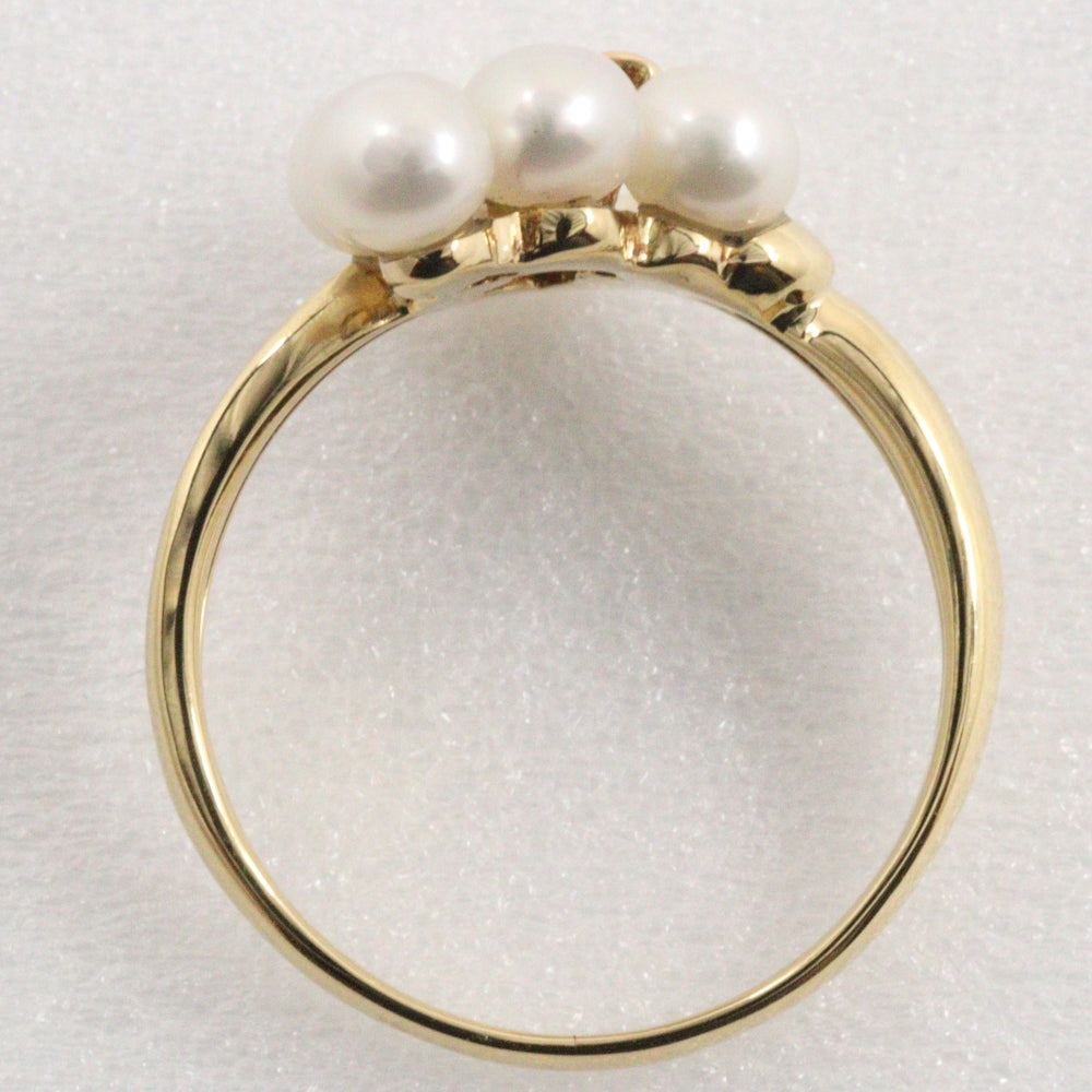 Tasaki K18 Gold Pearl Ring