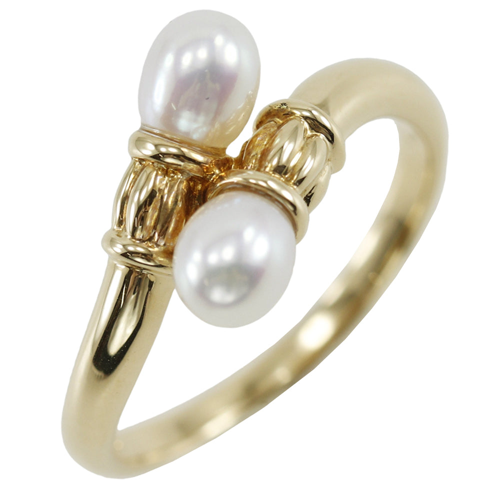 Tasaki K18 Yellow Gold Pearl Ring