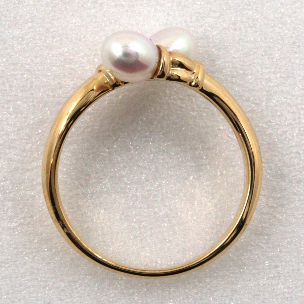 Tasaki K18 Yellow Gold Pearl Ring