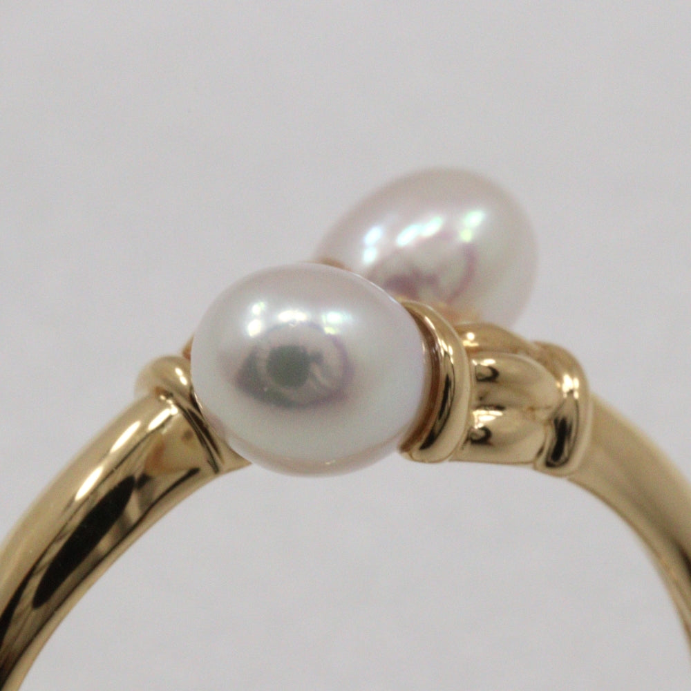 Tasaki K18 Yellow Gold Pearl Ring