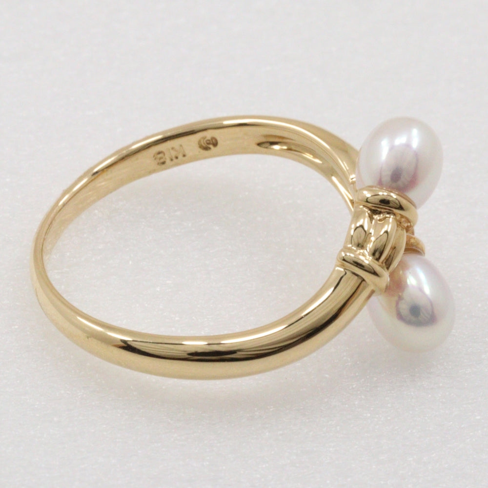 Tasaki K18 Yellow Gold Pearl Ring