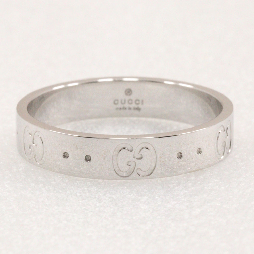 Gucci Icon Ring K18 White Gold 17