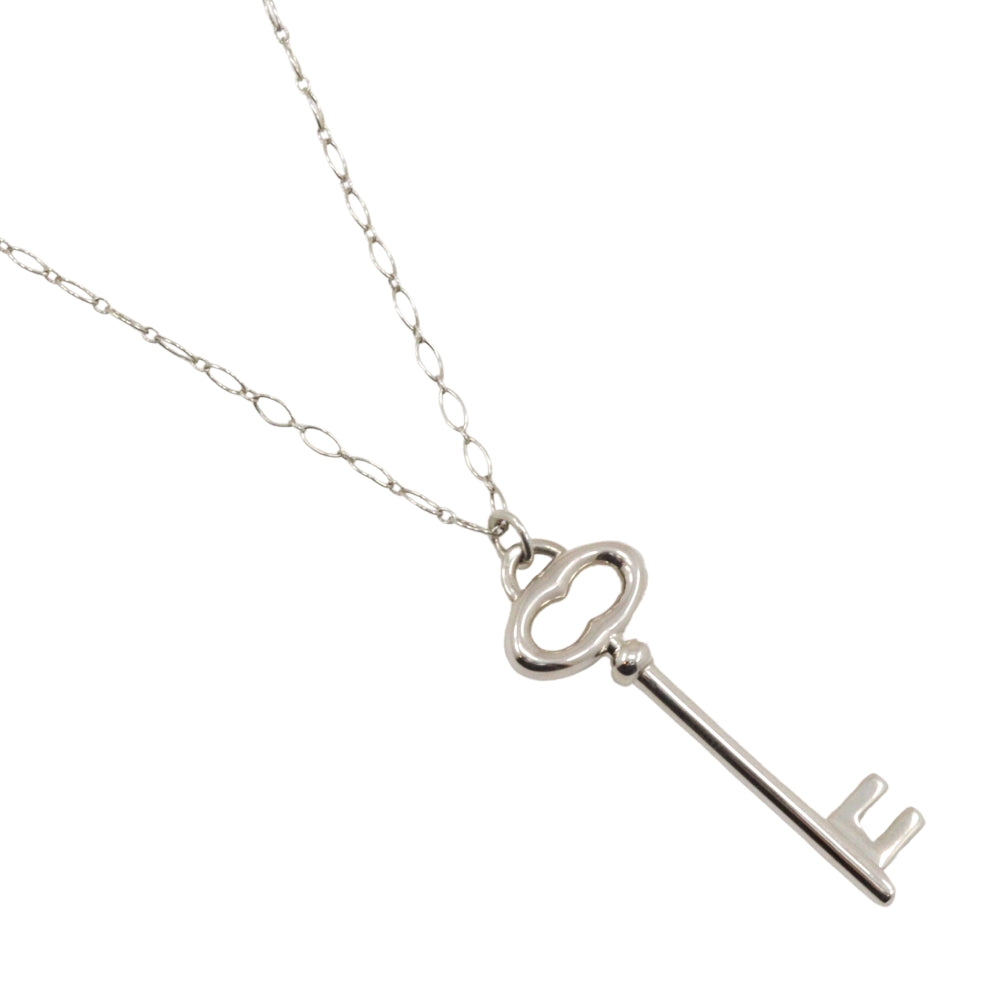 Tiffany Silver 925 Key Pendant Necklace