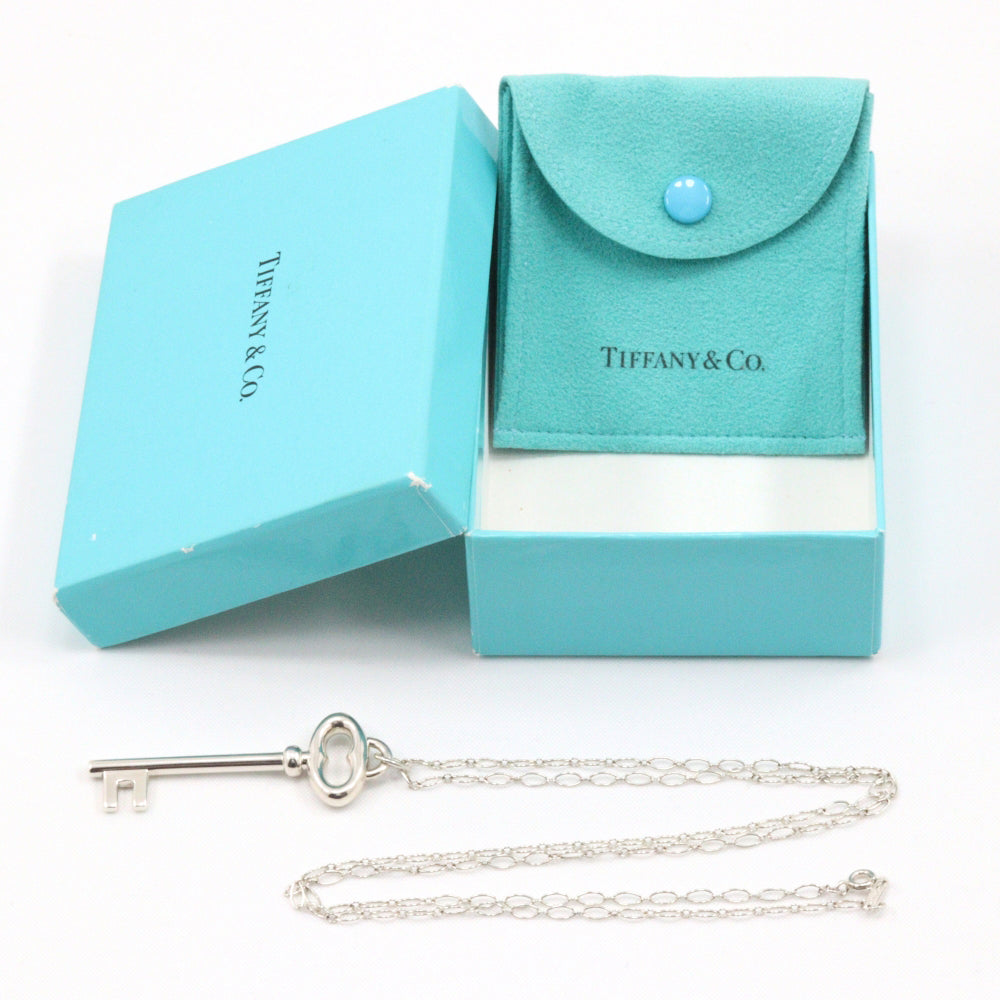 Tiffany Silver 925 Key Pendant Necklace