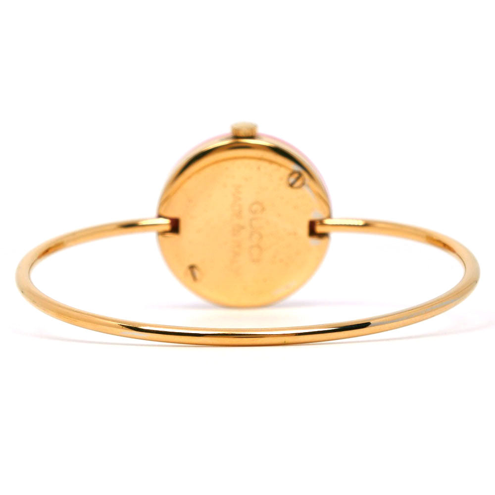 Gucci Gold Plated Quartz Change Bezel Watch