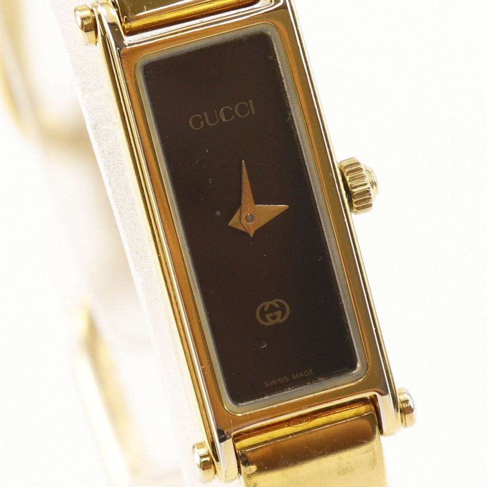 Gucci 1500L Gold Plated Quartz Watch