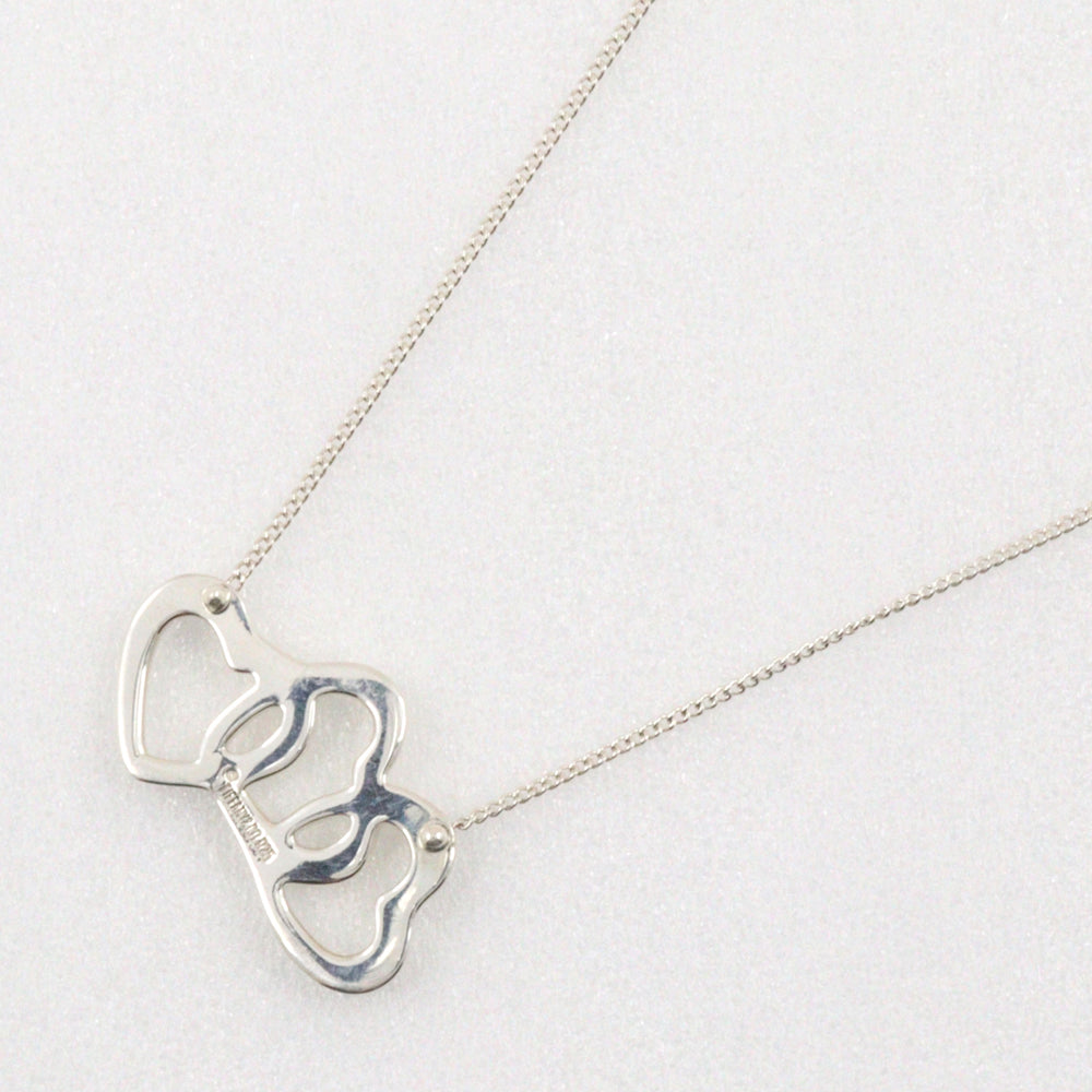 Tiffany Triple Heart Necklace Silver 925