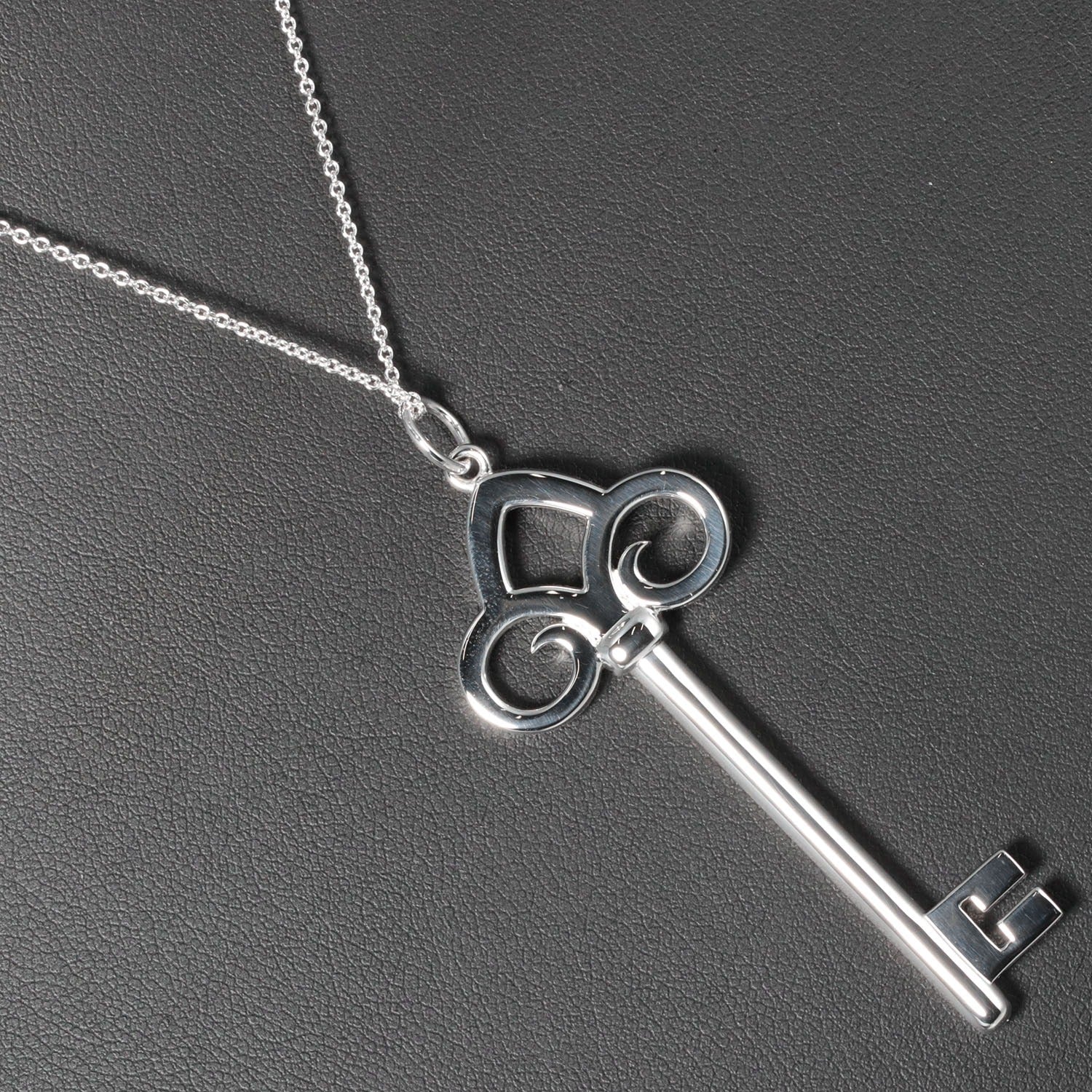 Tiffany & Co Silver 925 Fleur de Lis Necklace