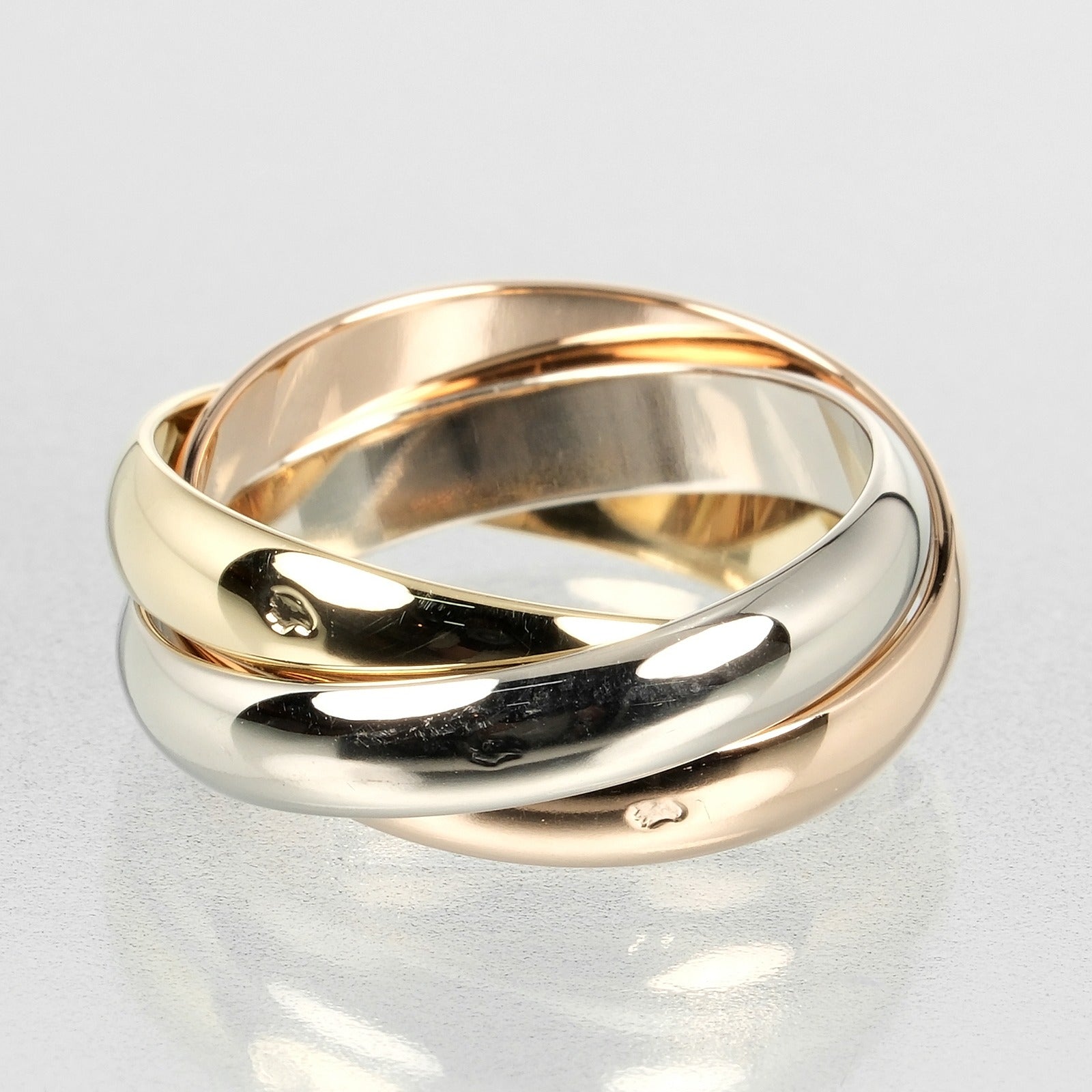 Cartier Trinity Ring K18 Gold 9.5