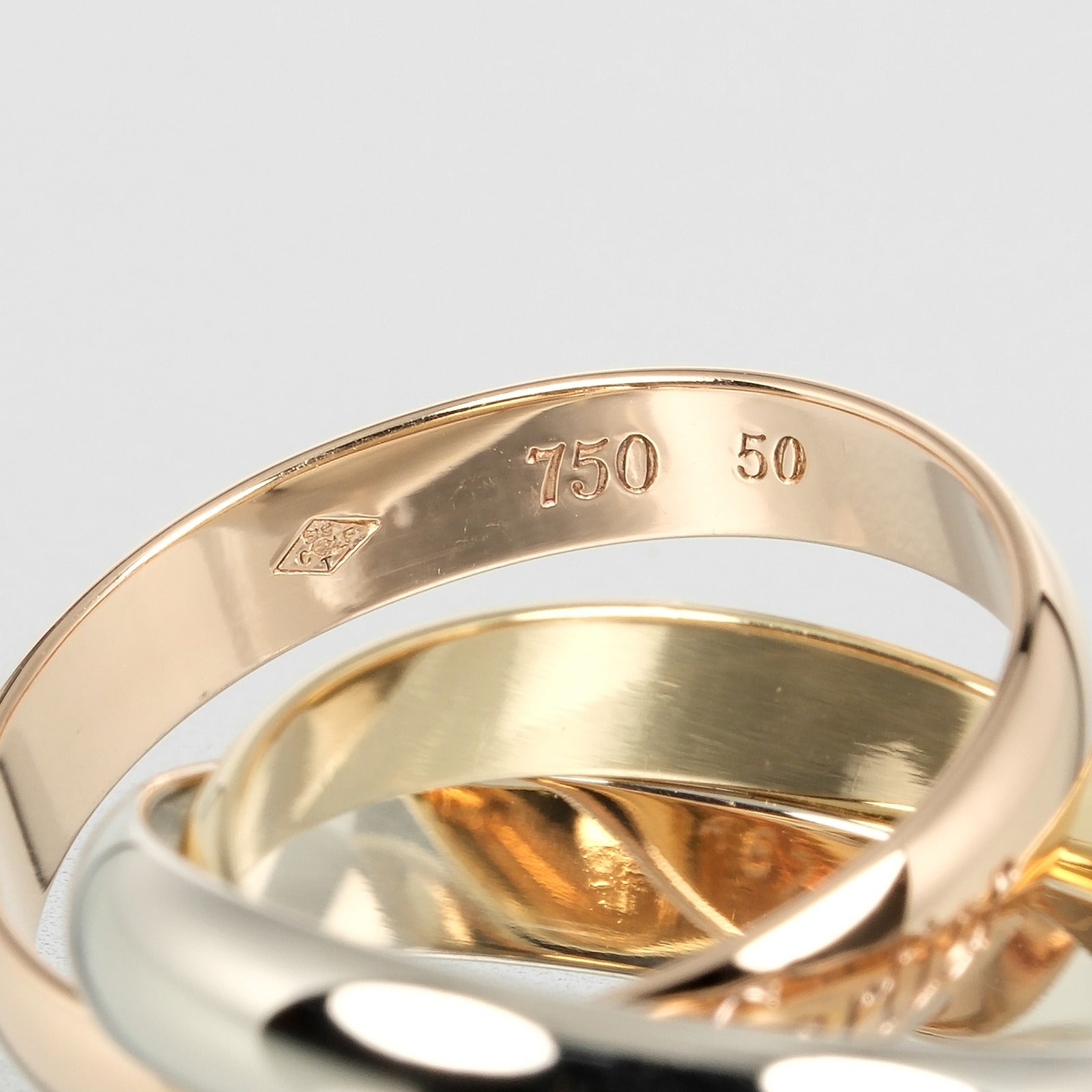 Cartier Trinity Ring K18 Gold 9.5