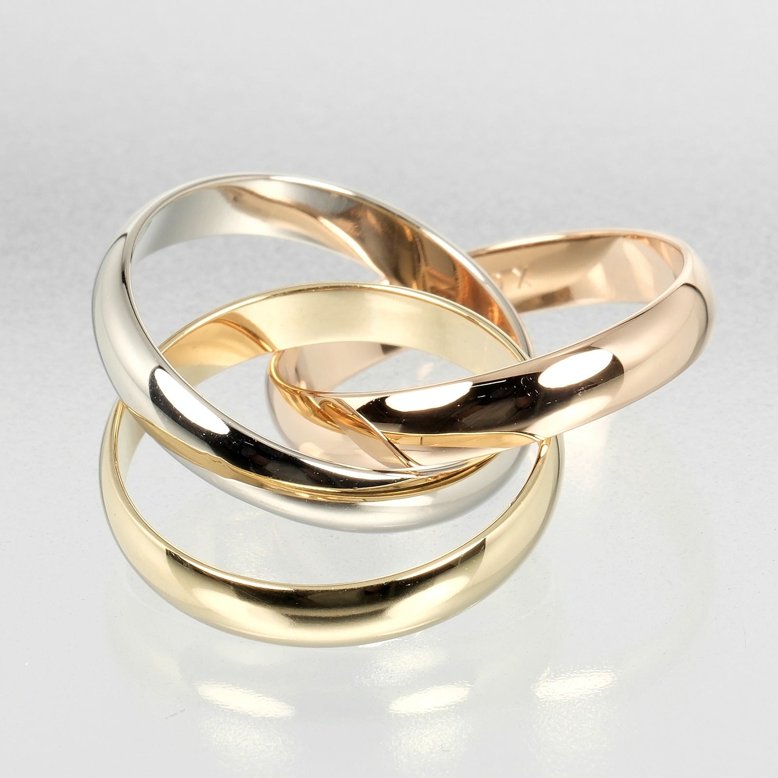 Cartier Trinity Ring K18 Gold 9.5