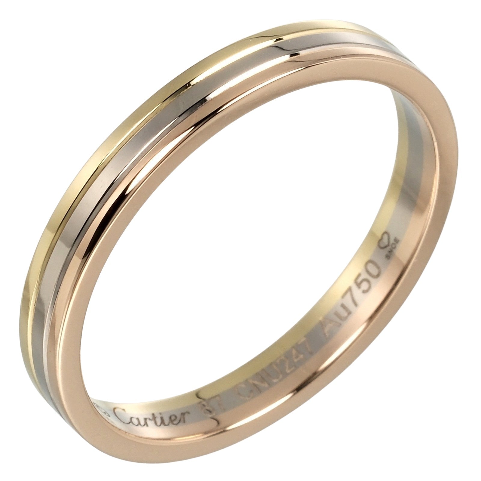 Cartier 18K Gold Vendôme Louis Cartier Wedding Ring Metal Ring in Excellent condition