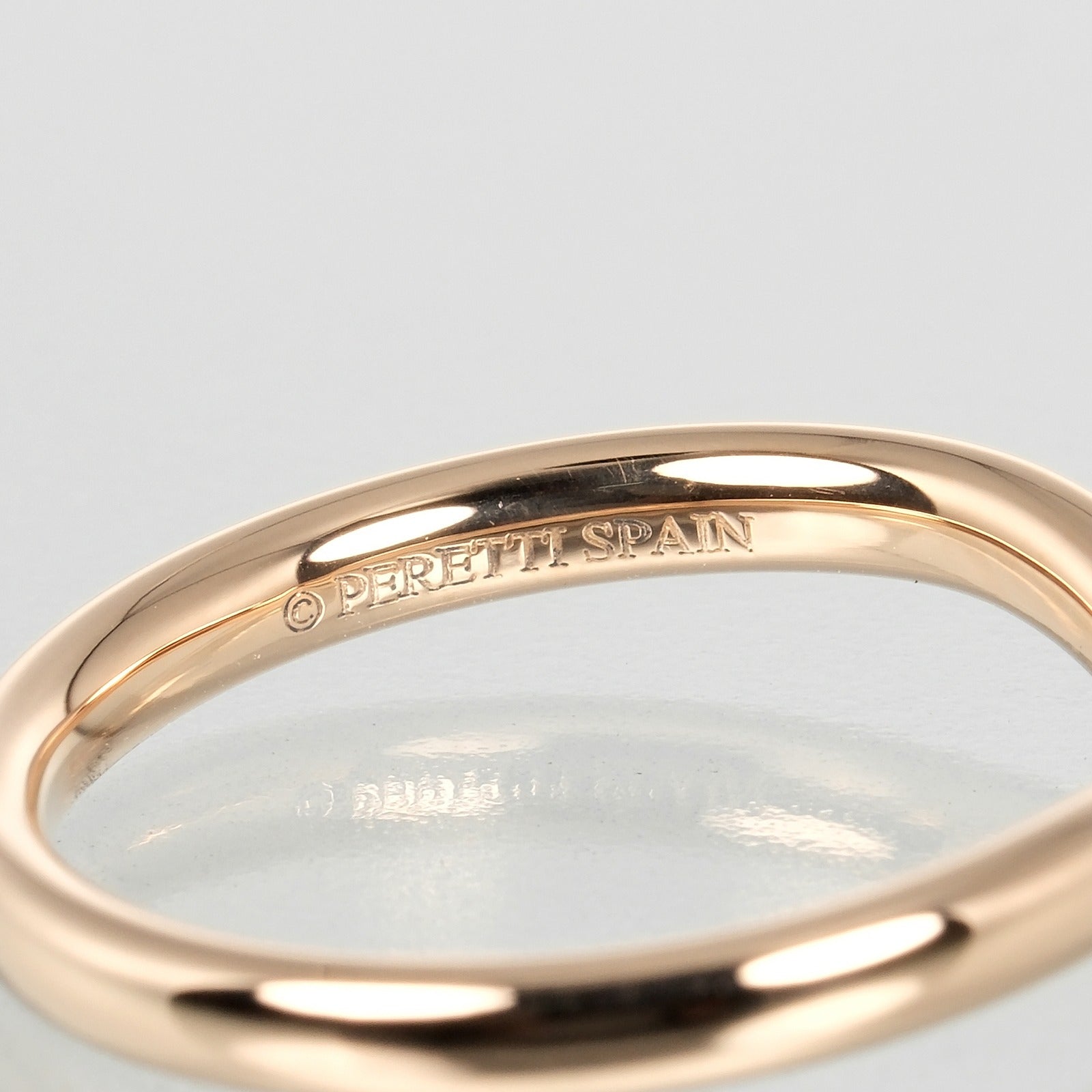 Tiffany & Co K18 Pink Gold Diamond Ring