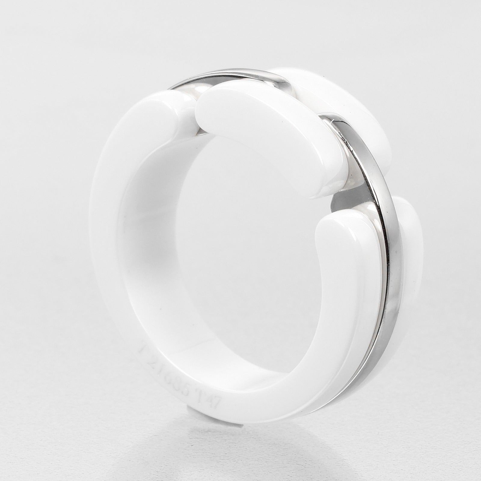 Chanel Ultra Collection White Gold Ceramic Ring