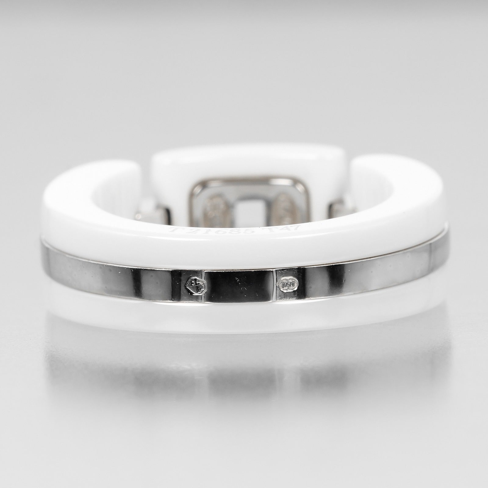 Chanel Ultra Collection White Gold Ceramic Ring