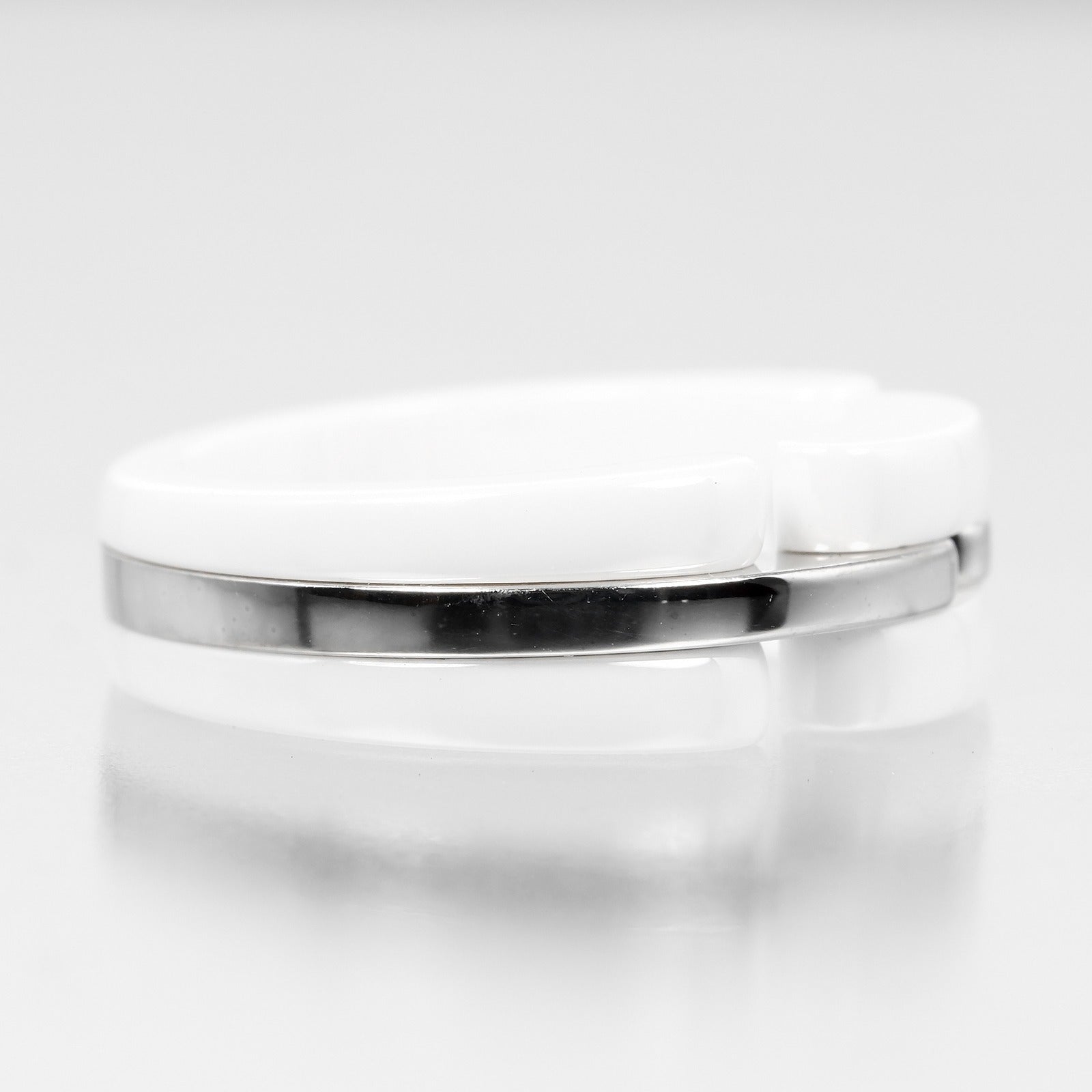 Chanel Ultra Collection White Gold Ceramic Ring