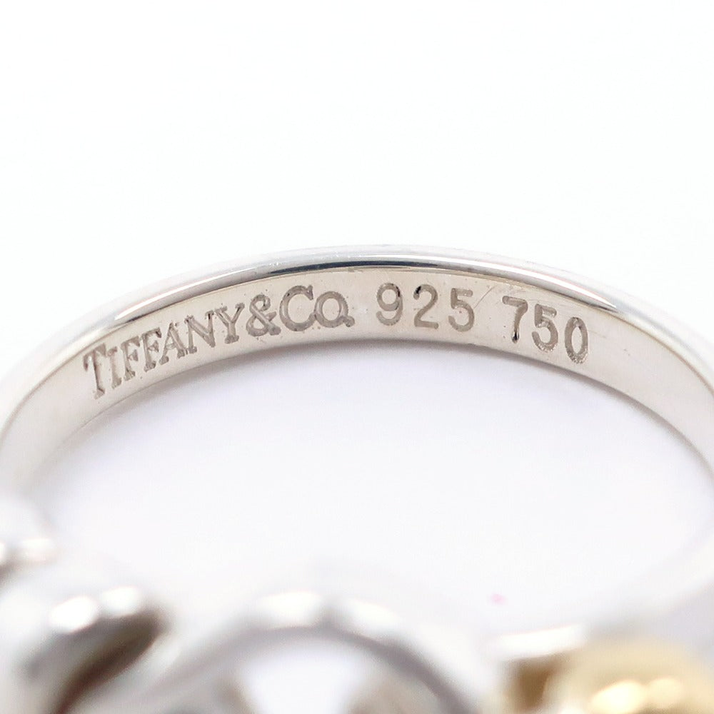 Tiffany & Co Silver 925 K18 Gold Ring