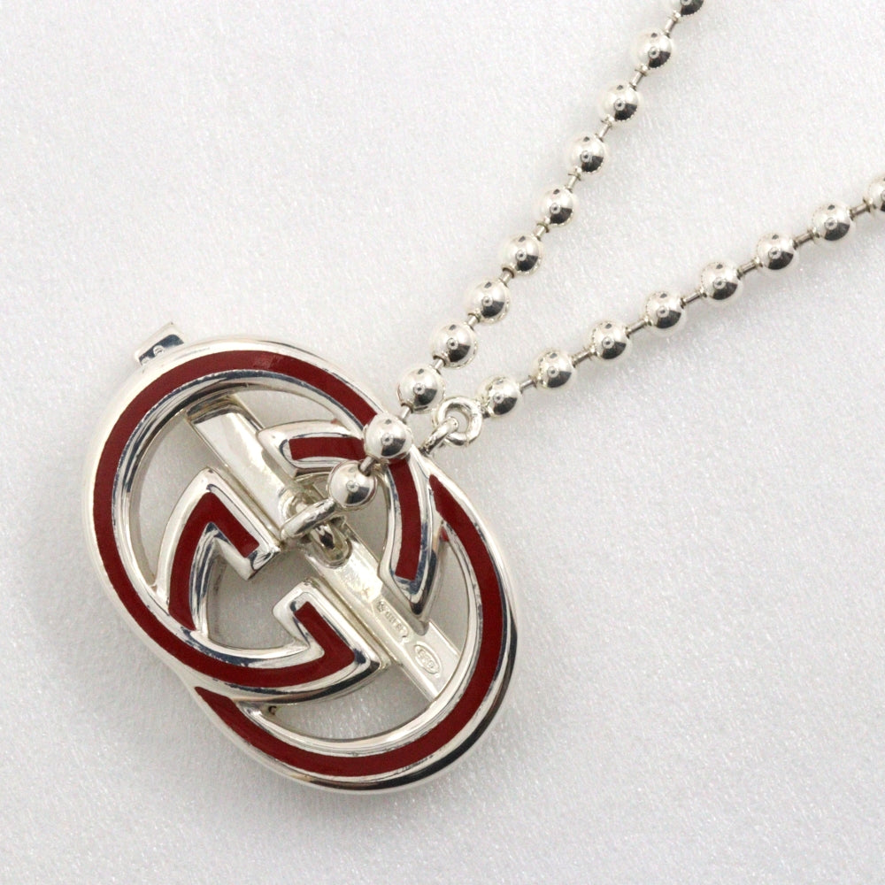 Gucci Interlocking G Silver 925 Necklace