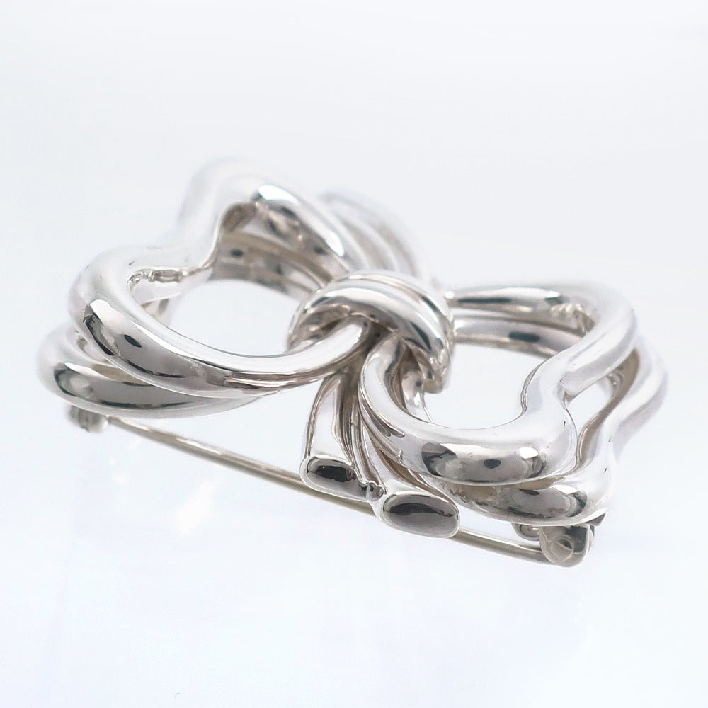 Tiffany Ribbon Brooch Silver 925 Vintage