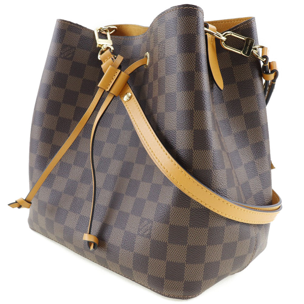 Louis Vuitton Damier Ebene NeoNoe  Canvas Shoulder Bag N40213  in Excellent condition