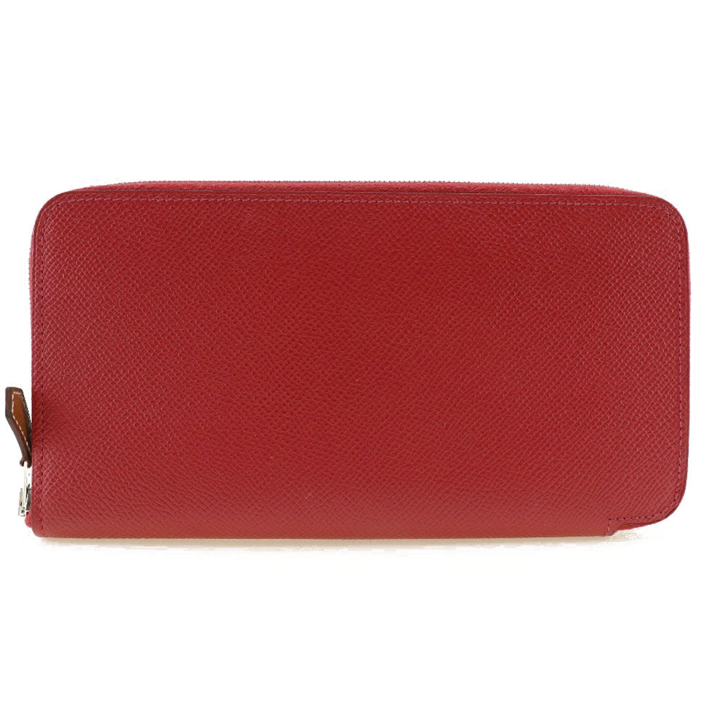 Hermes Azap Silk'in Long Wallet Red/Purple