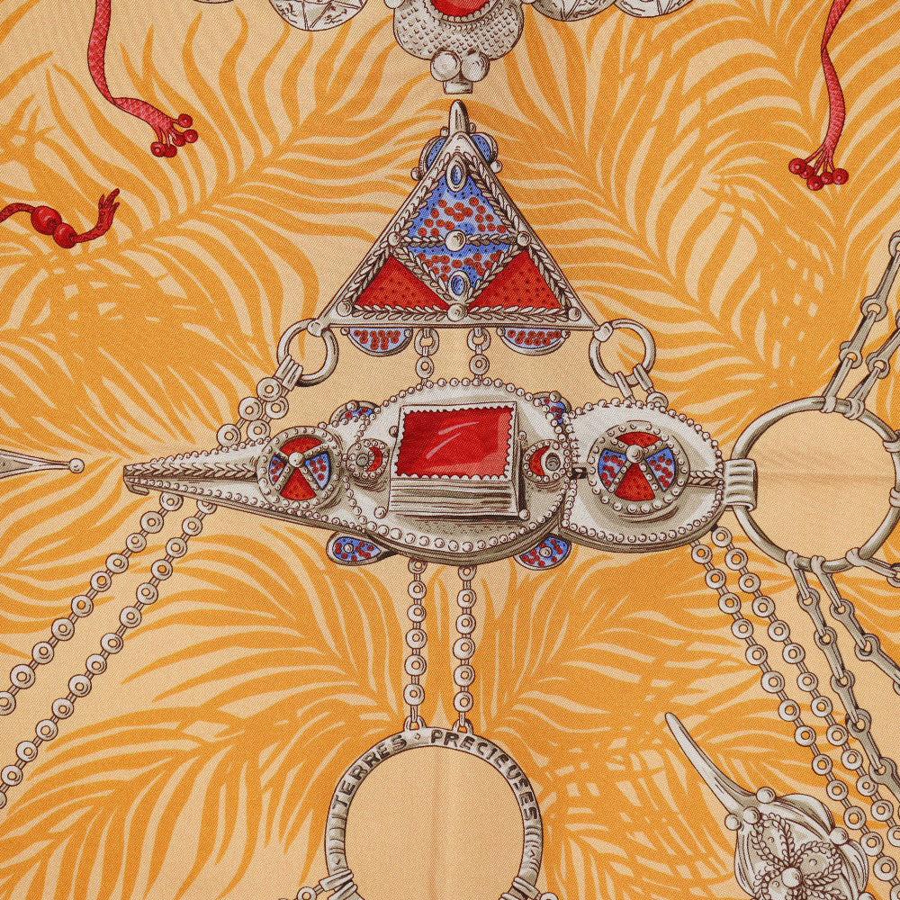 Hermes Silk Scarf Terres Precieuses