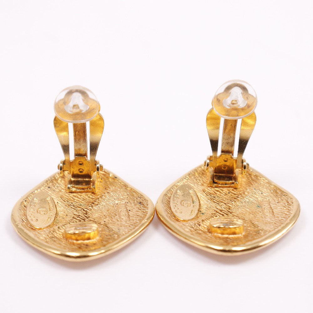 Chanel Gold Plated Vintage Earrings