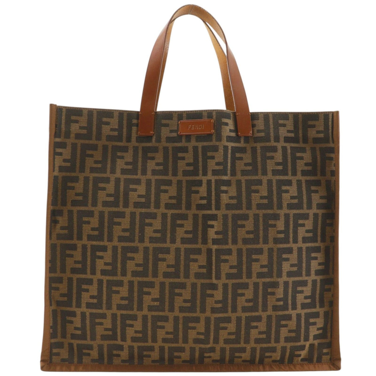 Fendi Zucca Nylon Canvas Tote Bag