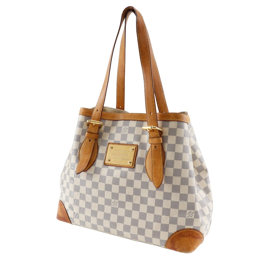 Louis Vuitton Damier Azur Hampstead MM Shoulder Bag