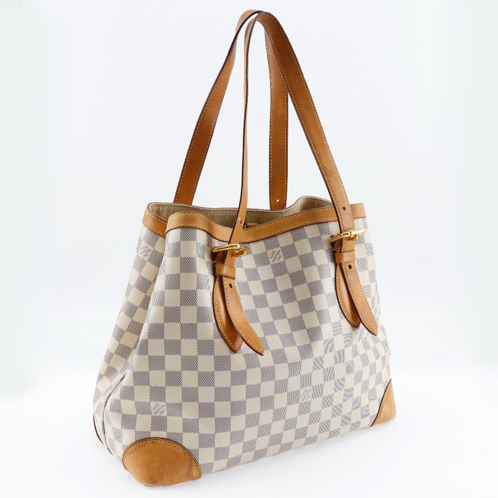 Louis Vuitton Damier Azur Hampstead MM Shoulder Bag