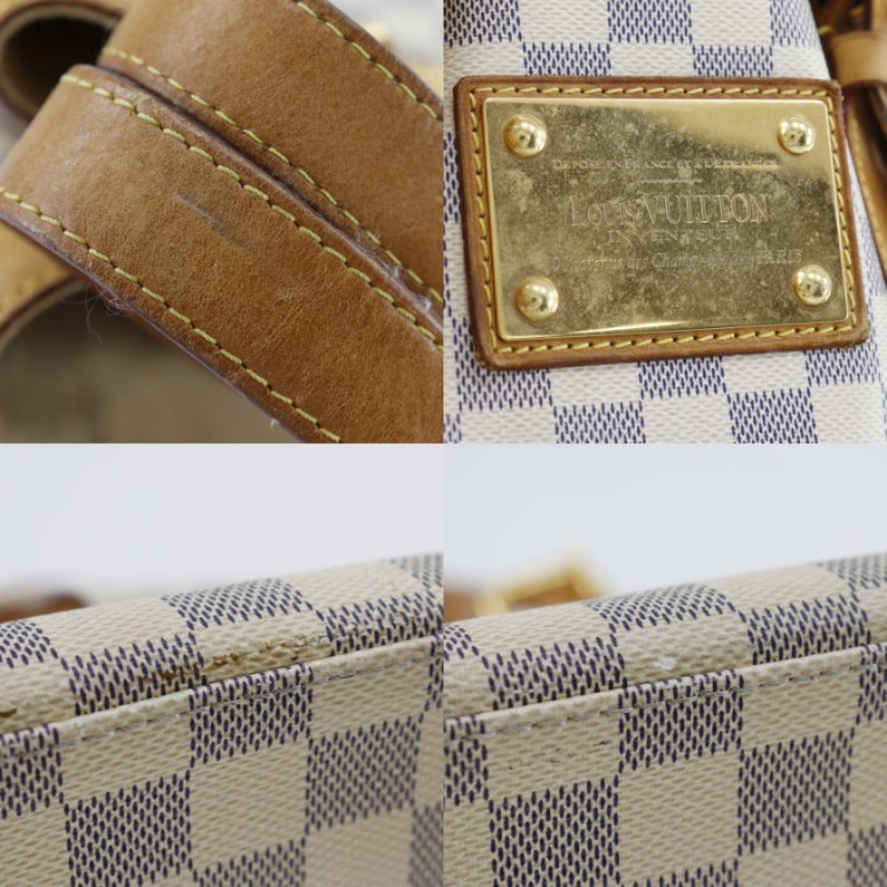 Louis Vuitton Damier Azur Hampstead MM Shoulder Bag