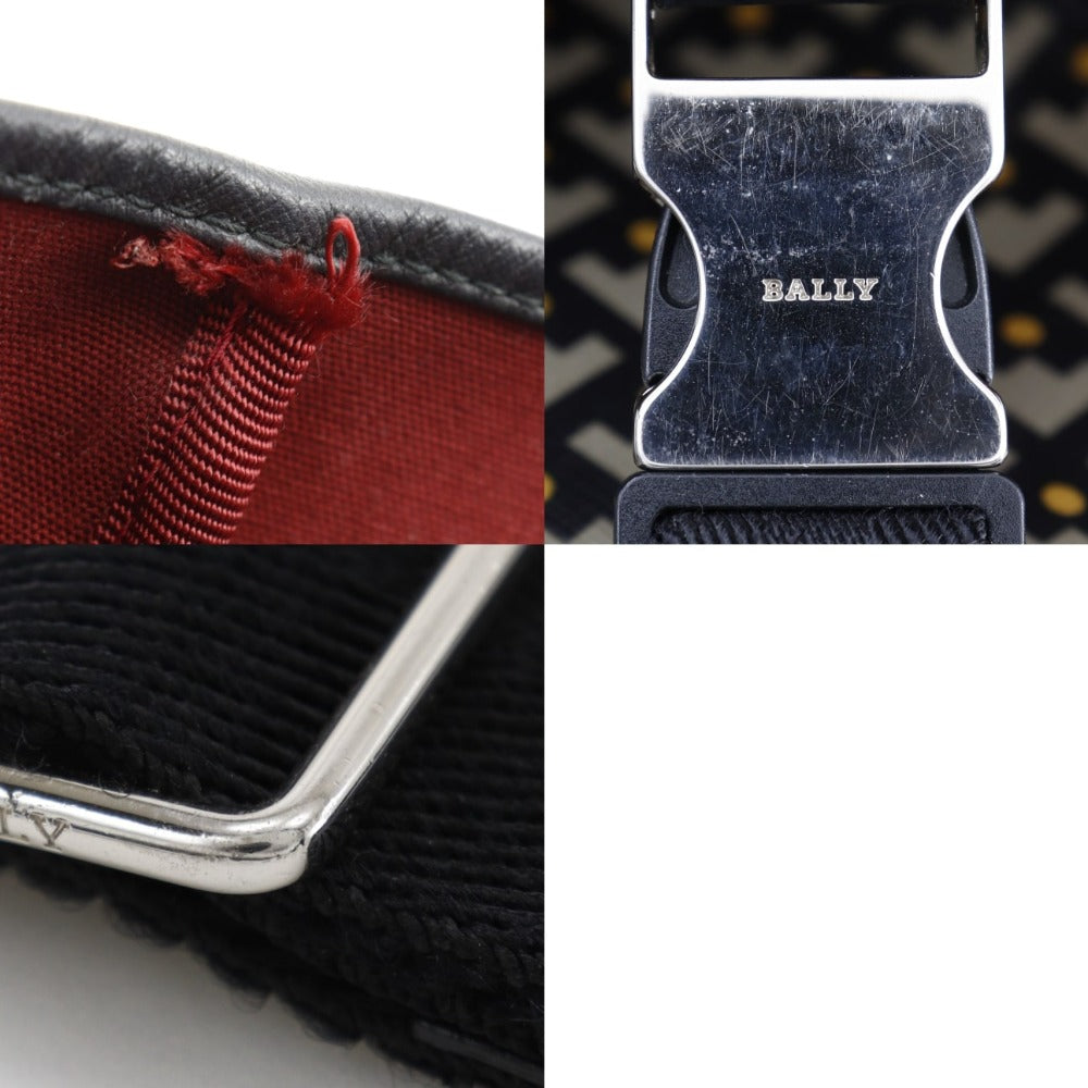 Bally PVC Shoulder Bag Black