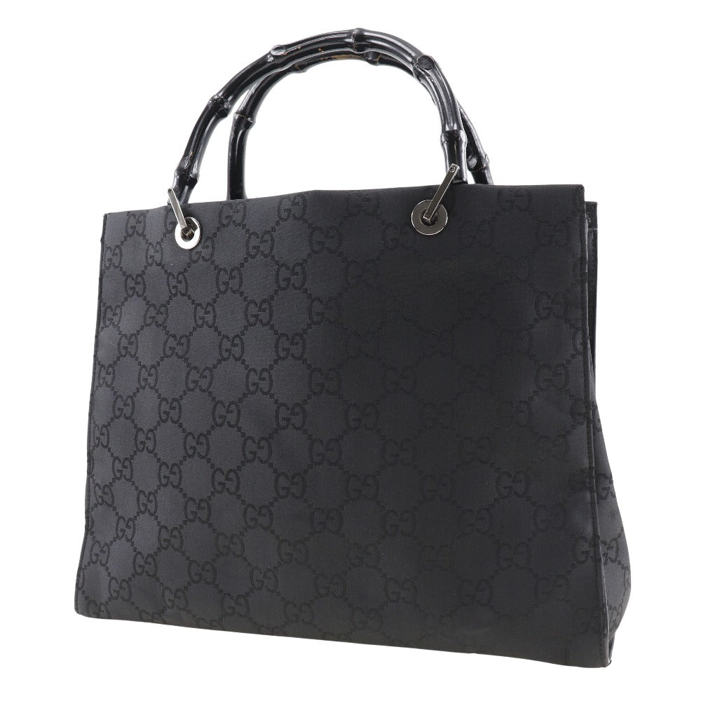 Gucci GG Canvas Bamboo Handbag Canvas Handbag 002・1010 in Good condition