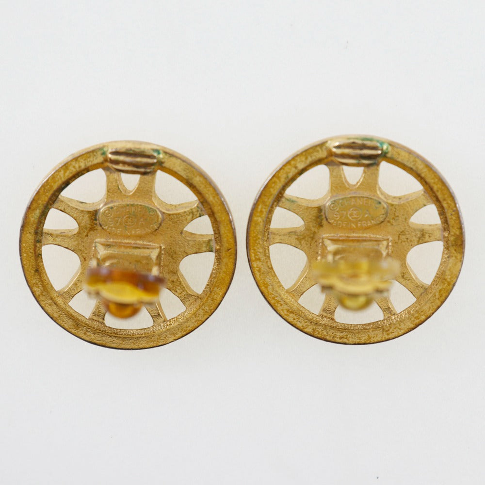 Chanel Gold Plated Earrings