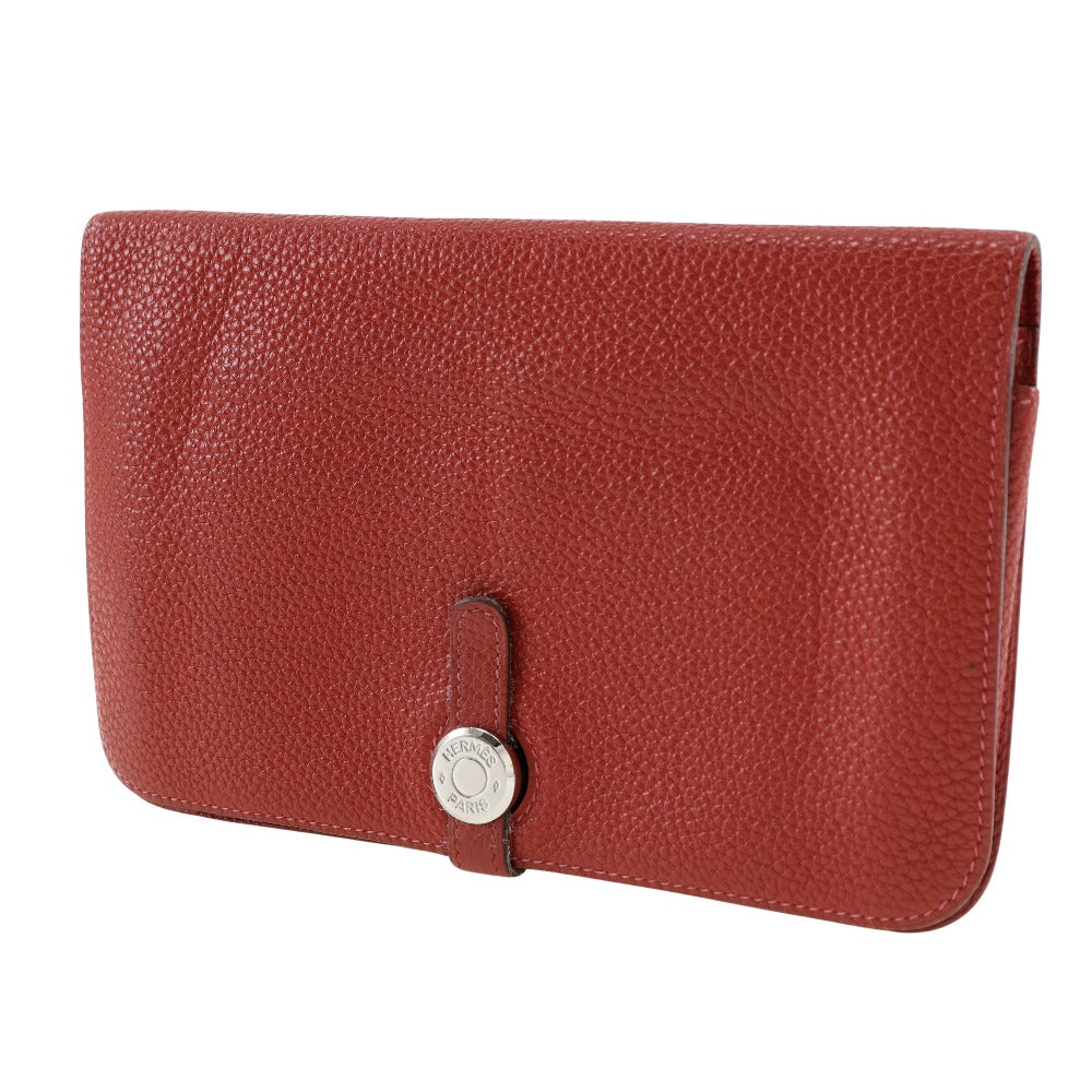 Hermes Dogon Long Wallet Red