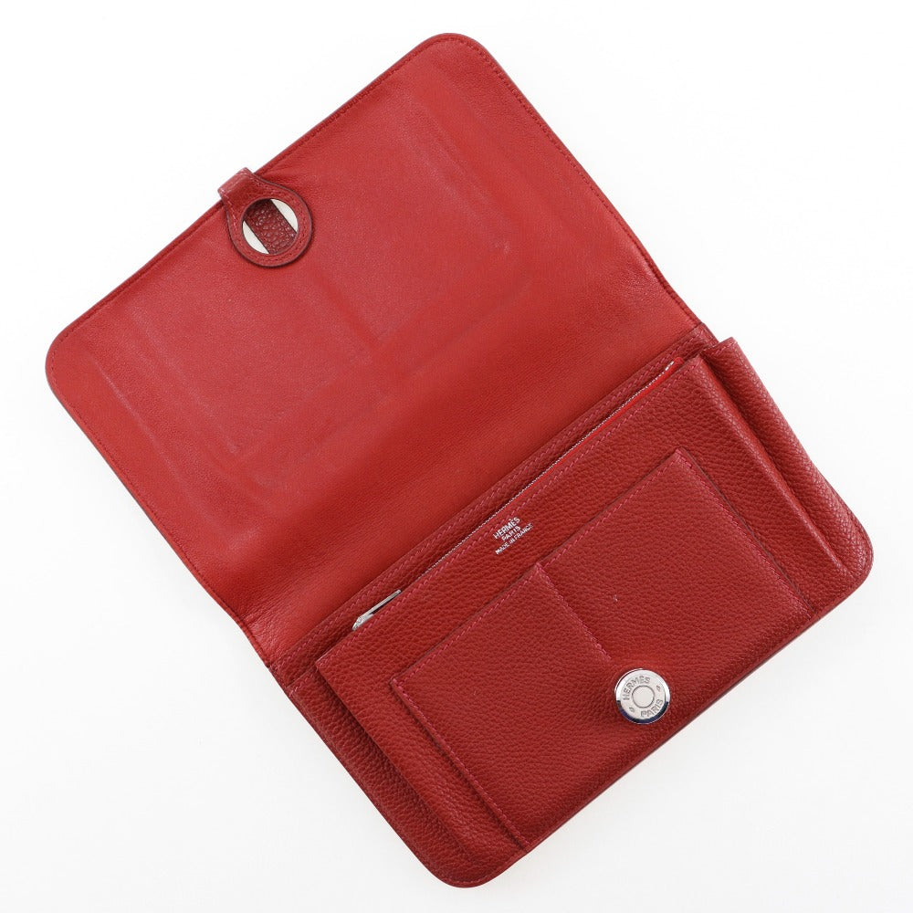 Hermes Dogon Long Wallet Red