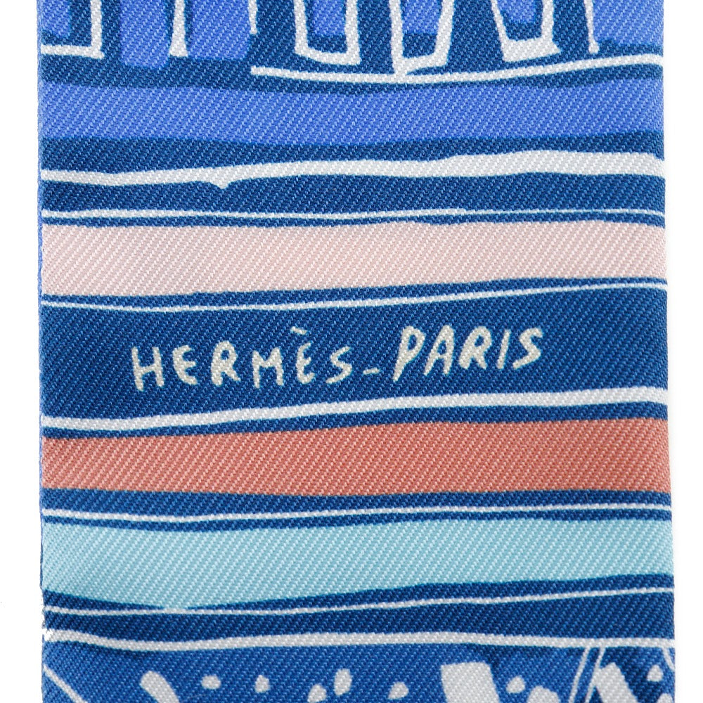 Hermes Silk Twilly Scarf