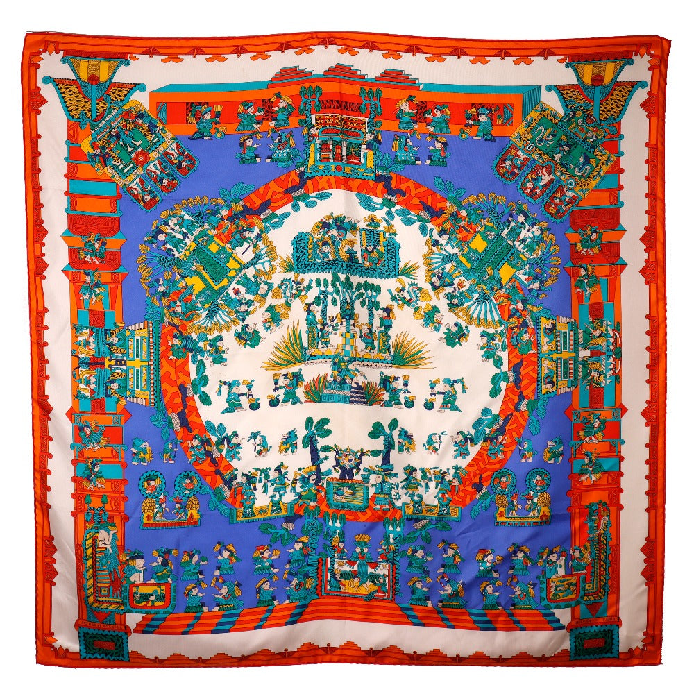 Hermes Silk Scarf Astres et Soleils